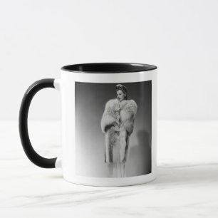 Frau in Abends-Kleid 2 Tasse
