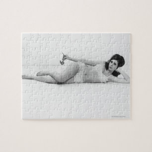 Frau in Badebekleidung Puzzle