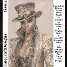 Frau in Beaded Jacket & Hat DM5L Decoupage