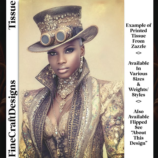 Frau in Beaded Jacket & Hat DM5LF Decoupage Seidenpapier (Von Creator hochgeladen)