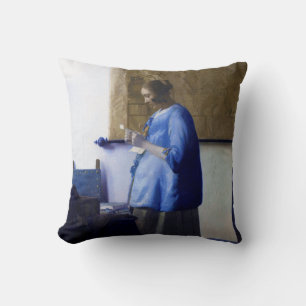 Frau in Blau, Johannes Vermeer Kissen