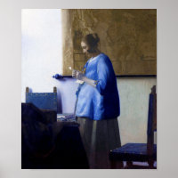 Frau in Blau, Johannes Vermeer
