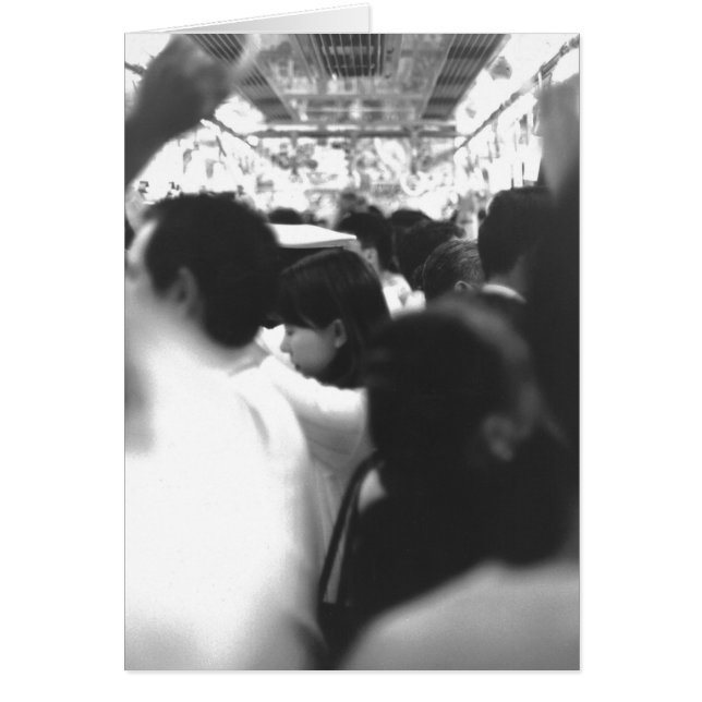 Frau in der U-Bahn (Vorne)