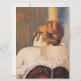 Frau in einem Korsett (von Federico Zandomeneghi) Karte