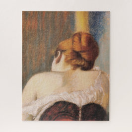 Frau in einem Korsett (von Federico Zandomeneghi) Puzzle