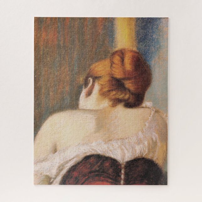 Frau in einem Korsett (von Federico Zandomeneghi) Puzzle (Vertikal)