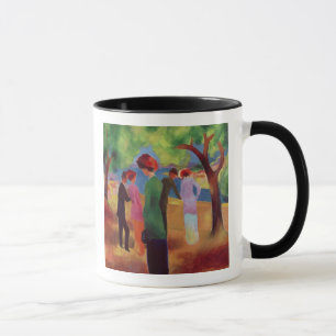 Frau in einer grünen Jacke, 1913 Tasse