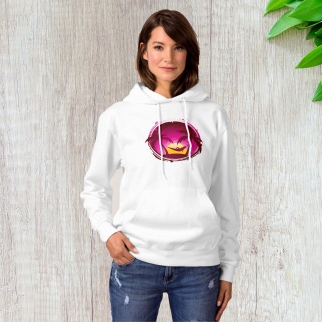Frau in einer Hängematte Hoodie (Von Creator hochgeladen)