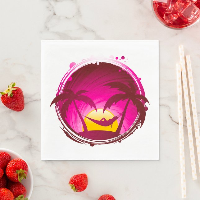 Frau in einer Hängematte Serviette (Von Creator hochgeladen)