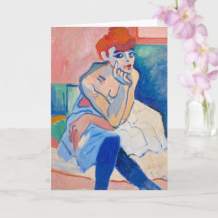 Frau in einer Kluft Andre Derain Karte