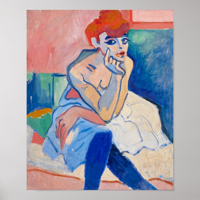 Frau in einer Kluft | Andre Derain | Poster (Vorne)