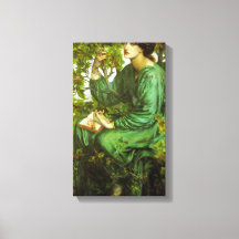 Frau in Green (The Day Dream) (von D.G. Rosetti)