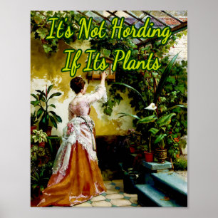 Frau in Greenhouse von Otto Eerelman Poster