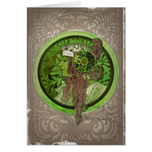 Frau in grün - LAUREL