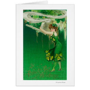 Frau in Grün mit Pipe-Szene