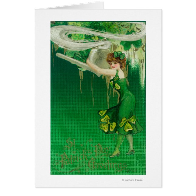 Frau in Grün mit Pipe-Szene (Vorne)