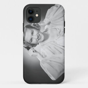 Frau in Kleid 2 iPhone 11 Hülle