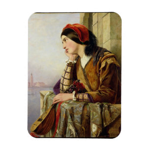 Frau in Liebe, 1856 Magnet