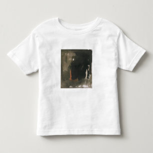 Frau in rotem Kleid (w/c auf Papier) Kleinkind T-shirt