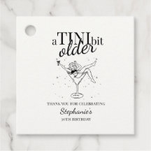 Frau ist ein Tini bisschen älter Martini 30. Gebur