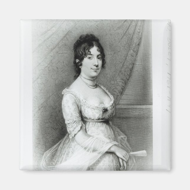 Frau James Madison, Dolley Payne, c.1804-55 Magnet (Vorne)