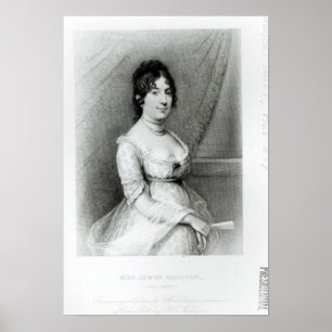 Frau James Madison, Dolley Payne, c.1804-55 Poster