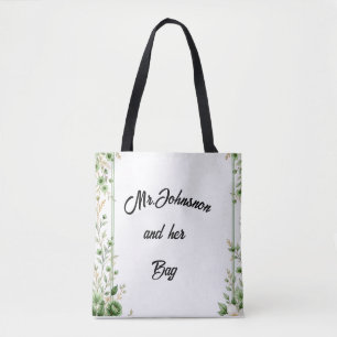 Frau Johnson und ihre Tasche – Eleganter benutzerd
