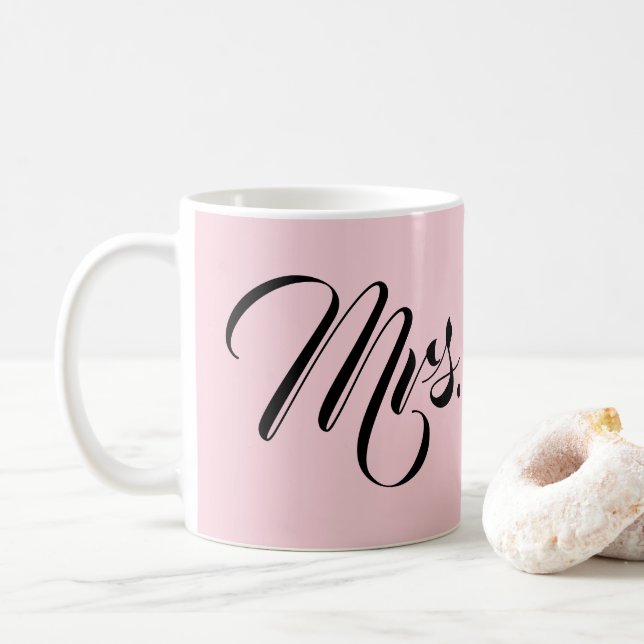 Frau Kaffeetasse (Mit Donut)