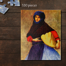 FRAU KALOCSA IM ARBEITSTAGSKLEI PUZZLE