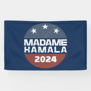 Frau Kamala Harris 2024 für Präsidentin Patriotic Banner