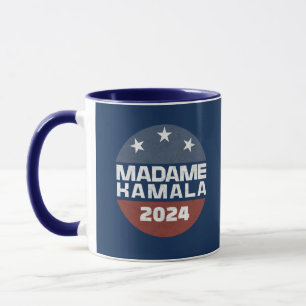 Frau Kamala Harris 2024 für Präsidentin Patriotisc Tasse
