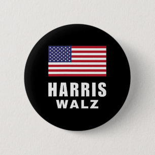 Frau Kamala Harris Tim Walz Vp Usa Amer Button