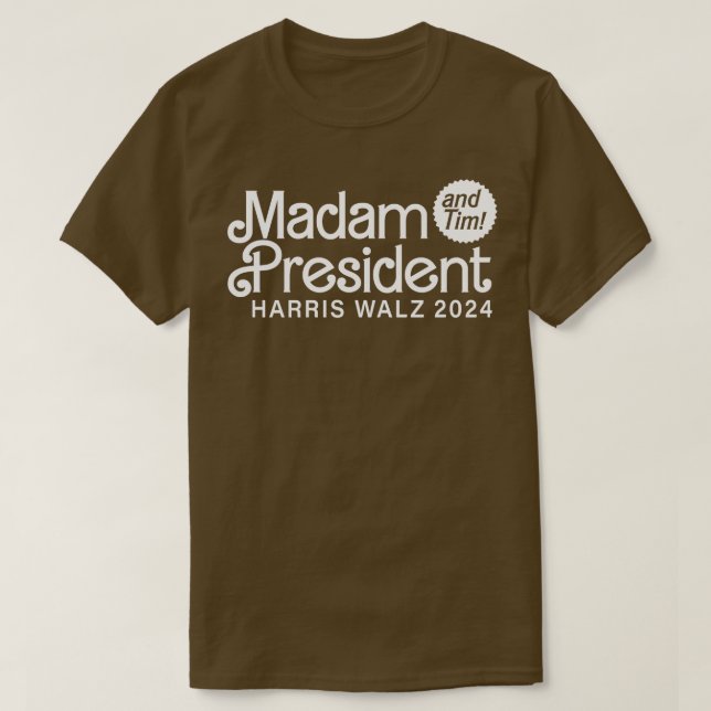 Frau Kamala und Tim 2024 TShirt (Design vorne)