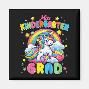 Frau Kindergarten Grad Unicorn Magnet