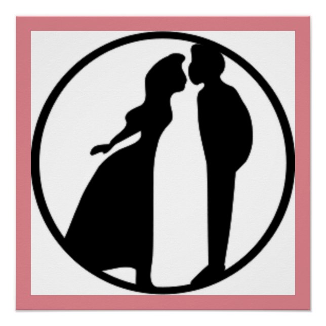 FRAU KISSING MAN POSTER (Vorderseite)