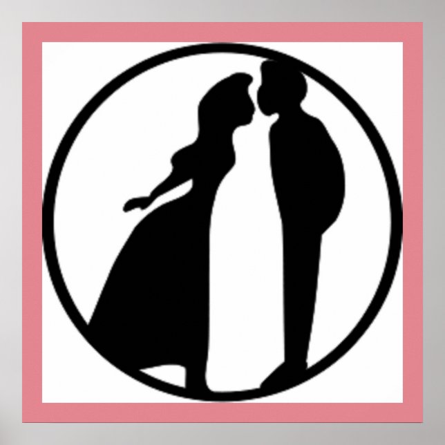 FRAU KISSING MAN POSTER (Vorne)