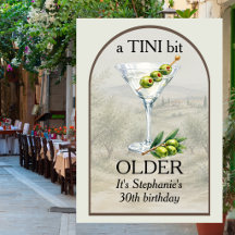 Frau Klassischer Mar Tini ein bisschen älter 30. G