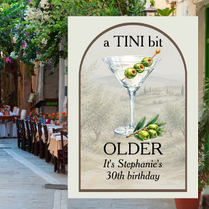 Frau Klassischer Mar Tini ein bisschen älter 30. G Einladung