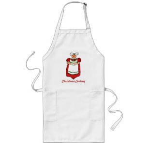 Frau Klaus Christmas Cookies Apron Lange Schürze
