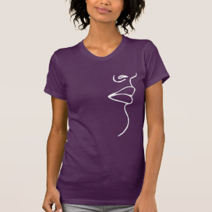 FRAU KÜSST LINKE SEITE - WEISS -.png T-Shirt