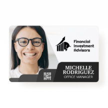 Frau lächeln | Unternehmen | Barcode Business Card