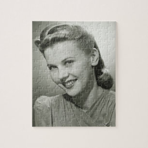 Frau lächelnde 2 puzzle