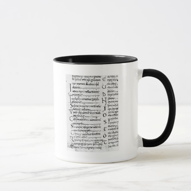 Frau Latin Lectionary Tasse (Rechts)