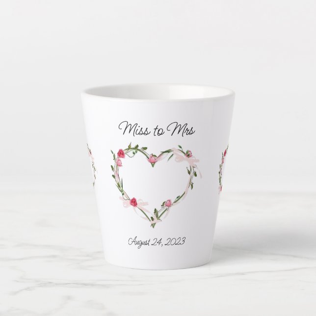 Frau Latte Cup Milchtasse (Vorderseite)