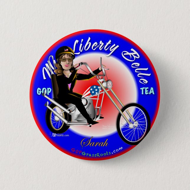 Frau Liberty Belle Button (Vorderseite)