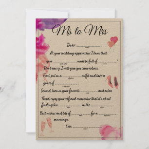 Frau Libs Ankündigung