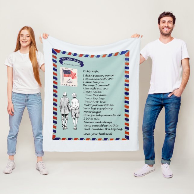 Frau Liebe Fleece-Decke Fleecedecke (Beispiel)
