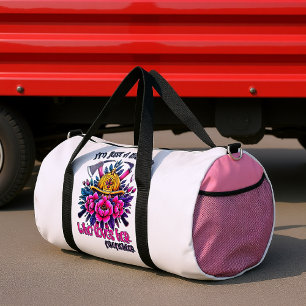 Frau liebt ihren Feuerwehrhelden Duffle Bag