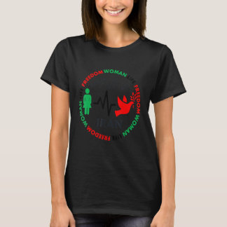 Frau Life Freedom Iran Zan Zendegi Azadi Persisch T-Shirt