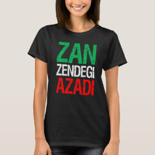 Frau Life Freedom Iran Zan Zendegi Azadi Persisch T-Shirt